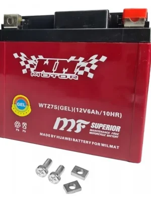 motocyklová baterie , akumulátor 12V 6Ah YTZ7S 113x70x108mm - gelová Nejlepší Cena