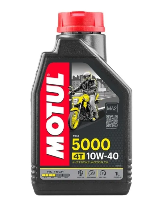 Vrácení Zdarma Motorový olej pro 4T motory MOTUL 5000 4T SAE 10W40; JASO MA-2 SL