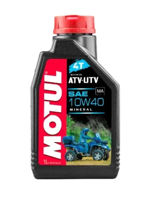 Motorový olej pro 4T motory MOTUL ATV-UTV 4T SAE 10W-40; JASO MA SL Časově Omezené