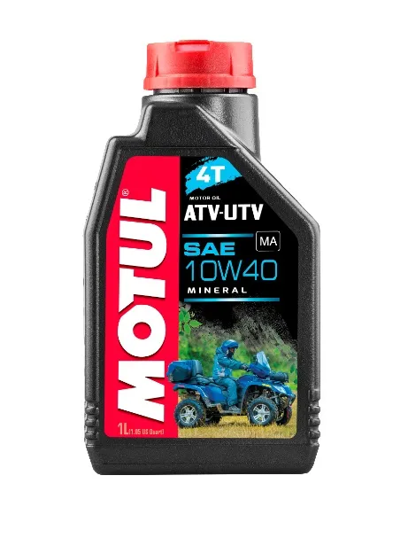 Motorový olej pro 4T motory MOTUL ATV-UTV 4T SAE 10W-40; JASO MA SL Časově Omezené