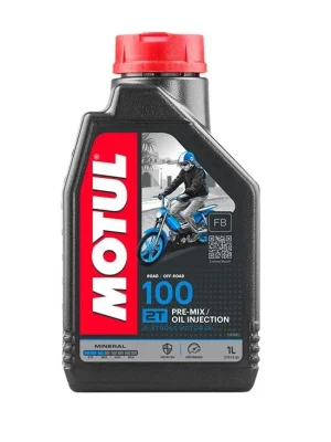 Značkový Motorový olej pro dvoutaktní motory MOTUL 2T 100 1l, API TC, JASO FB,