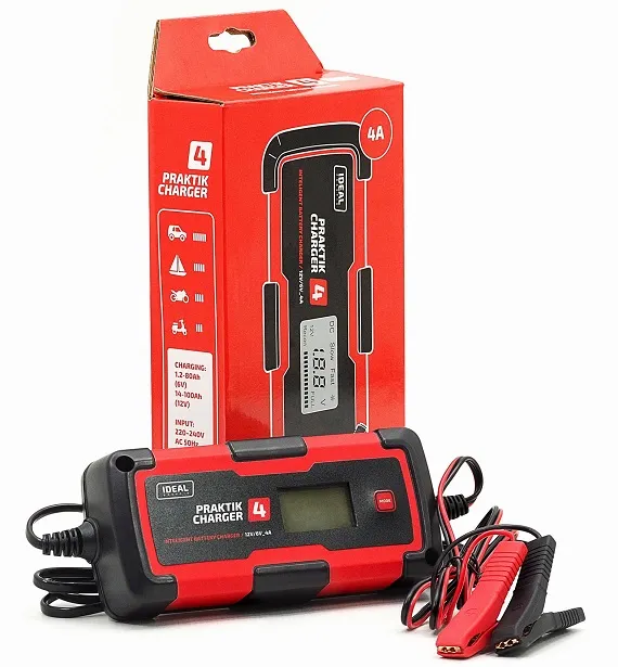 Aktuální Nabíječka baterií IDEAL PRAKTIK CHARGER 4 LCD 6/12V