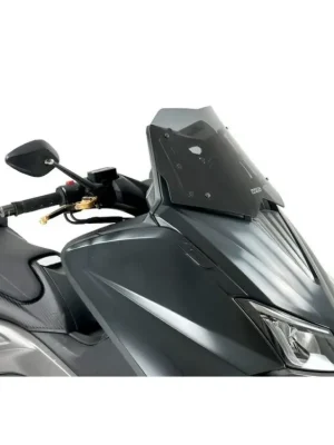 Aktuální Větrný štítek - čelní plexi WRS SPORT pro YAMAHA T-MAX 530 2016-2019 - dark smoked