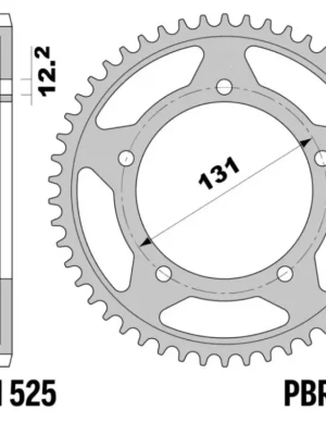 Koupit Online Rozeta ocelová PBR Sprockets pro BMW S1000R/RR/XR 2009 - 2020 mod. 525