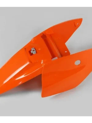 Výprodej UFO zadní blatník KTM SX 65 02-08 s bočními tabulkami, barva oranžová
