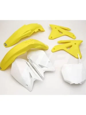 Značkový UFO kompletní plasty SUZUKI RMZ 450 07, barva OEM (žlutá/bílá)