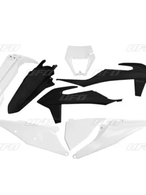 Koupit Online UFO kompletní plasty KTM EXC/EXC-F 20, barva bílá černá Six Days edition
