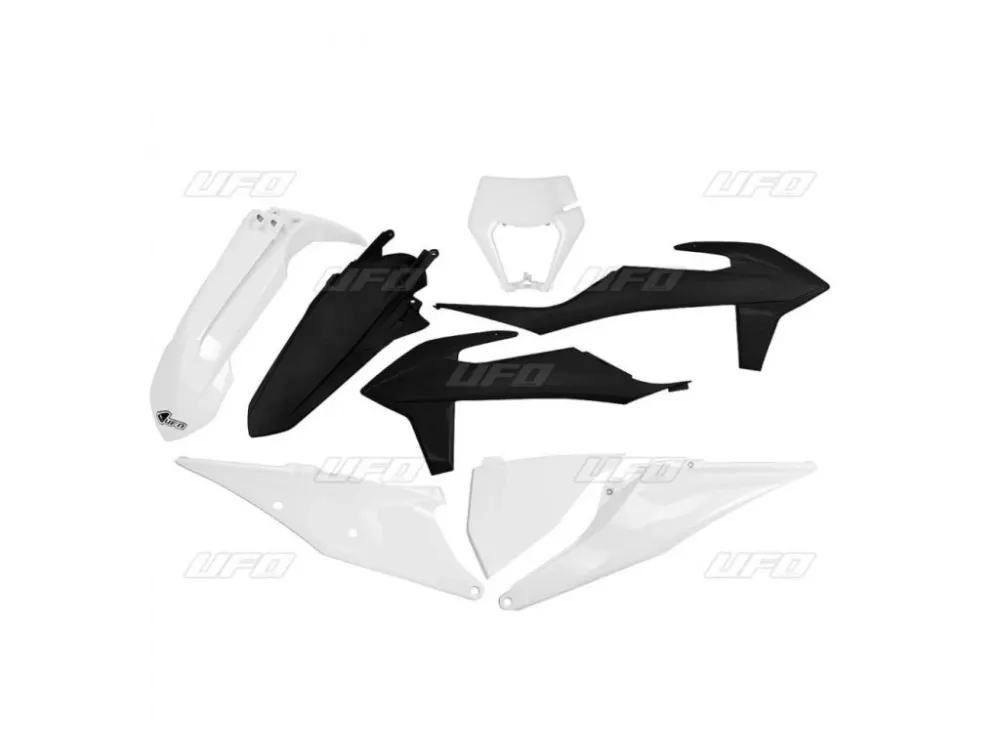 Koupit Online UFO kompletní plasty KTM EXC/EXC-F 20, barva bílá černá Six Days edition