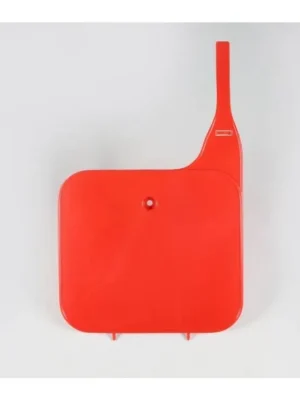 Akční Nabídka UFO tabulka pod startovní číslo HONDA CR 125/250/500 87-94, barva červená (UFO RED)