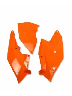 Víkendová Akce UFO boční tabulky zadní KTM SX/SXF 16-18, EXC/EXCF 17-19, barva oranžová