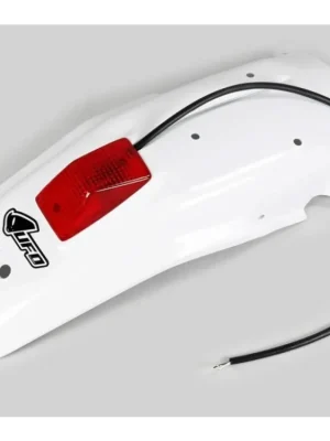 UFO zadní blatník HONDA XR 600R 88-00 se světlem, barva bílá Nejlepší Volba