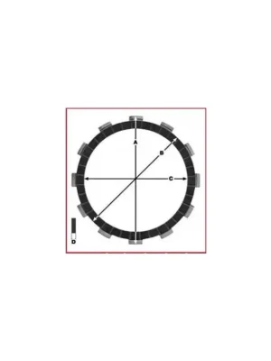 TRW MCC410-6 spojkové lamely Cenově Výhodný
