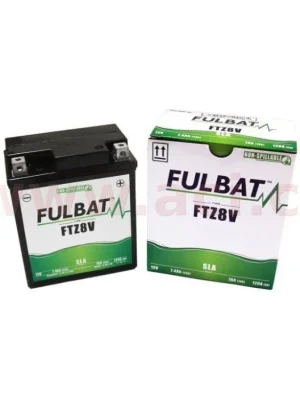 Motobaterie Fulbat 12V, FTZ8V SLA, 7Ah, 120A, bezúdržbová MF AGM 114x71x131 (včetně balení Odeslání Ihned
