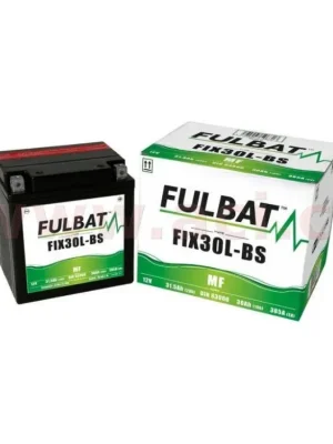 Motobaterie Fulbat 12V, FIX30L-BS, 30Ah, 385A, bezúdržbová MF AGM 166x126x175, (včetně bal Finální Výprodej