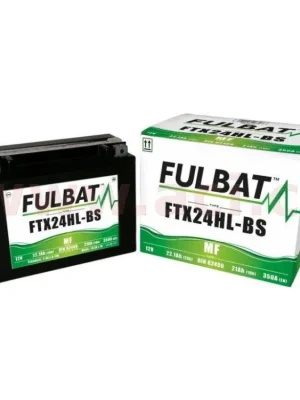 Motobaterie Fulbat 12V, FTX24HL-BS, 21Ah, 350A, bezúdržbová MF AGM 205x87x161, (včetně bal Výprodej