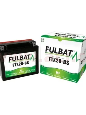 Nová Kolekce Motobaterie Fulbat 12V, CBTX20-BS, 18Ah, 270A, bezúdržbová MF AGM 175x87x155, (včetně bale