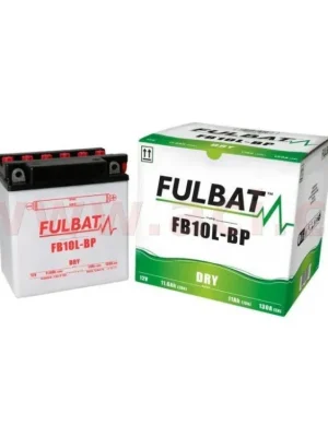 Motobaterie Fulbat 12V, FB10L-BP, 11Ah, 130A, konvenční 135x90x145, (včetně balení elektro Cenová Bomba