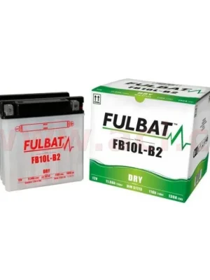 Objednat Nyní Motobaterie Fulbat 12V, FB10L-A2, 11Ah, 130A, konvenční 135x90x145, (včetně balení elektro