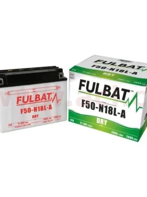 Motobaterie Fulbat 12V, F50-N18L-A, 20Ah, 260A, konvenční 205x90x162, (včetně balení elekt Originální