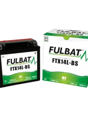 Motobaterie Fulbat 12V, FTX14L-BS, 12Ah, 200A, bezúdržbová MF AGM 150x87x145 (včetně balen Ověřený