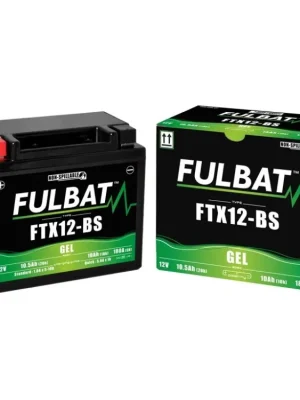 Originální Motobaterie Fulbat 12V, FTX12-BS GEL, 10Ah, 180A, bezúdržbová MF AGM 150x87x130