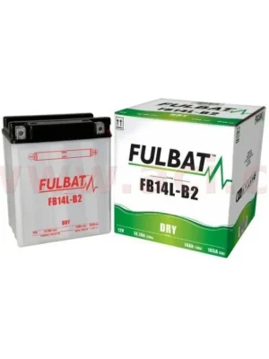 Motobaterie Fulbat 12V, FB14L-B2, 14,7Ah, 165A, konvenční 134x89x166 (včetně balení elektr Objednat Nyní