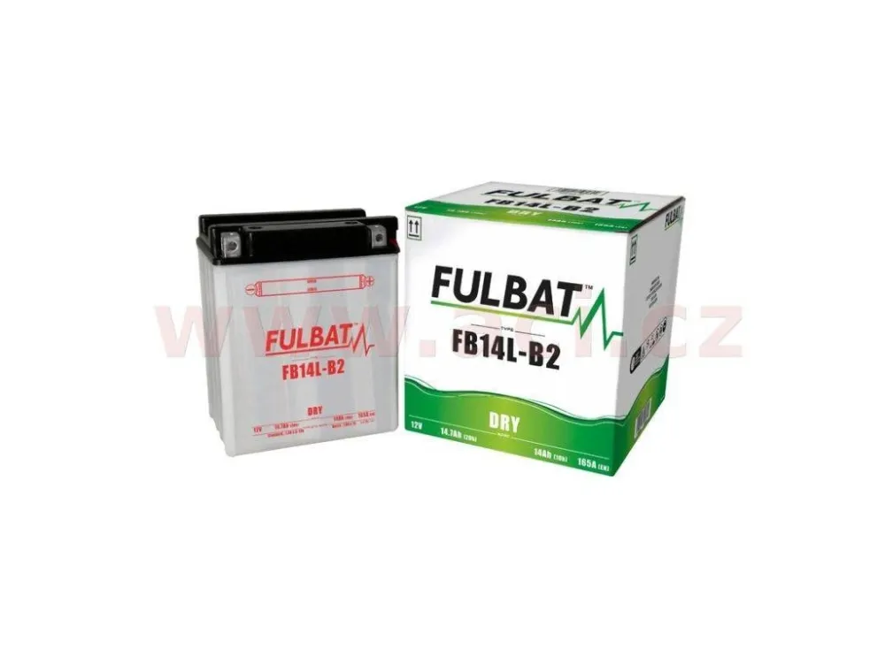 Motobaterie Fulbat 12V, FB14L-B2, 14,7Ah, 165A, konvenční 134x89x166 (včetně balení elektr Objednat Nyní