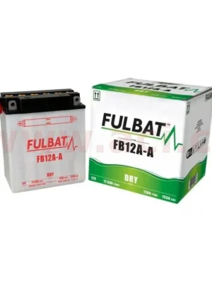 Speciální Cena Motobaterie Fulbat 12V, FB12A-A, 12Ah, 155A, konvenční 134x80x160, (včetně balení elektrol