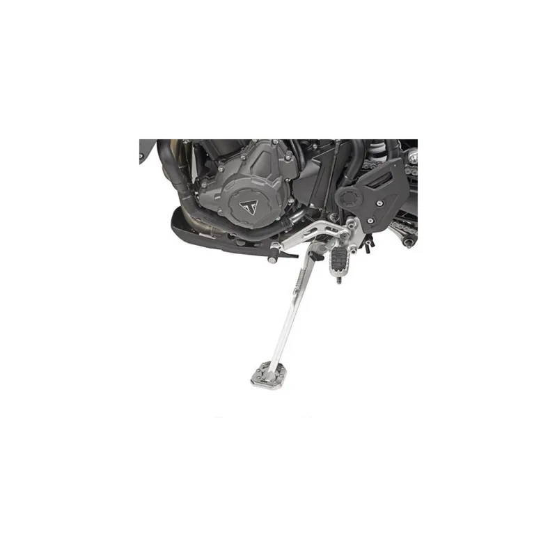 Hit Sezóny _ES6422 rozšíření bočního stojánku Triumph Tiger 1200 GT/GT Pro (22-26), stříbné hliníkové