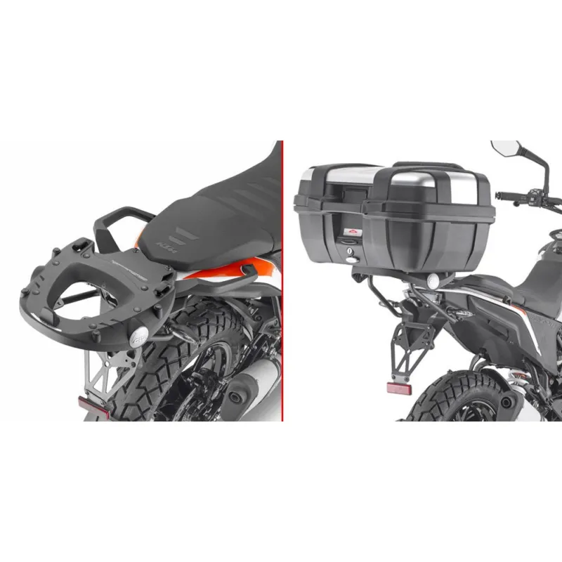 Akce SR7711 horní nosič pro KTM Adventure 390 (20-24) pro kufr Monokey nebo Monoleck, bez plotny