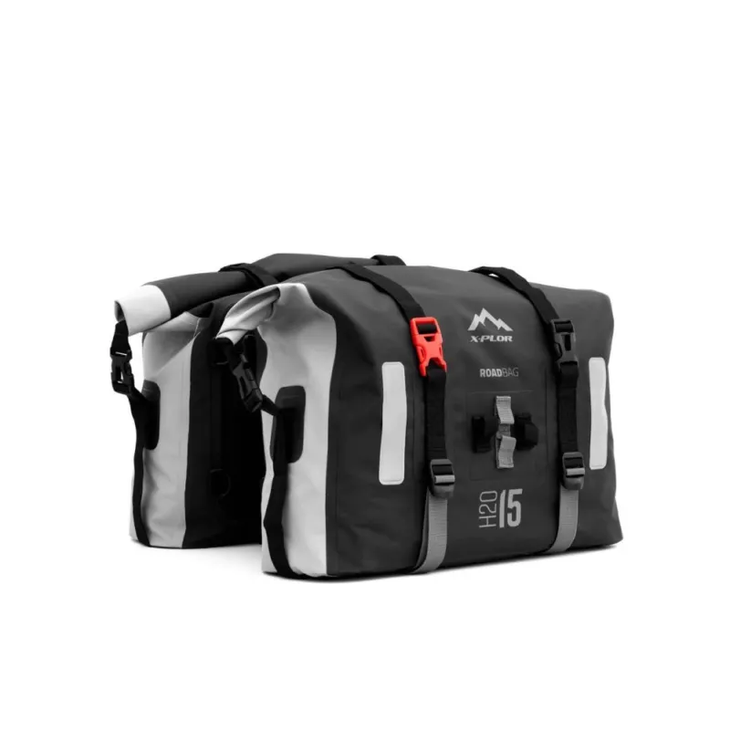 Autentický Brašny X-PLOR ROAGBAG 2x 15L nepromokavé, černé/bílé