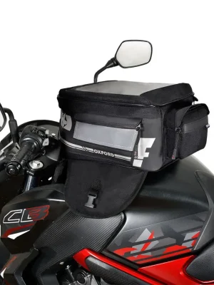 Značkový Tankbag na motocykl F1 Magnetic, OXFORD, černý, 35l