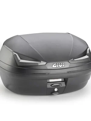 E455NT SIMPLY IV kufr GIVI černý (Monolock s vlastní plotnou), čiré odrazky, objem 45 litrů Nová Kolekce