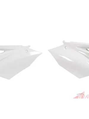 Akční Nabídka boční číslové tabulky Kawasaki, RTECH (bílé, pár)- 5A