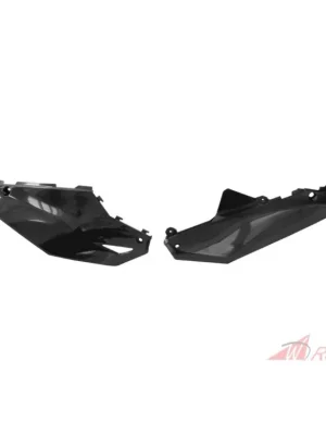 boční číslové tabulky KAWASAKI, RTECH (černé, pár)- 5A Super Cena