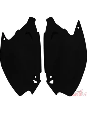 Vrácení Zdarma boční číslové tabulky KAWASAKI, RTECH (černé, pár)- 5A