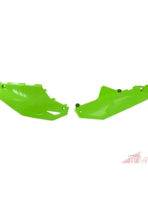 boční číslové tabulky KAWASAKI, RTECH (neon zelené, pár)- 5A Nová Kolekce