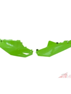 Tovární Cena boční číslové tabulky KAWASAKI, RTECH (zelené, pár)- 5A