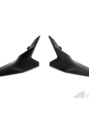 Značkový boční číslové tabulky KTM, RTECH (černé, pár)- 5A