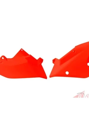 boční číslové tabulky KTM, RTECH (neon oranžové, pár)- 5A Top Prodej