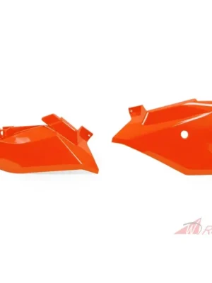 boční číslové tabulky KTM, RTECH (oranžové, pár)- 5A Top Prodej
