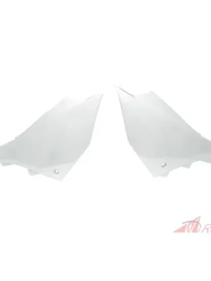 Vysoce Kvalitní boční číslové tabulky YAMAHA, RTECH (bílé, pár)- 5A