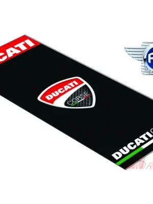 Koberec pod moto 80x250cm DUCATI CORSE černo/červený 304- uni Akční Cena