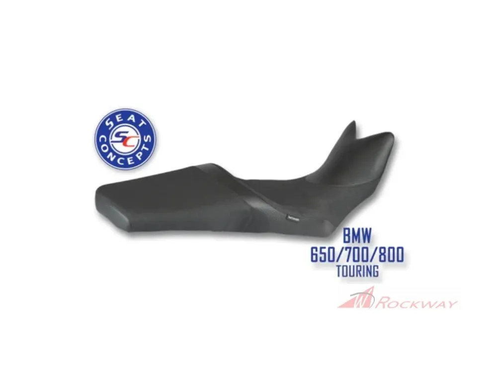 Bezpečná Platba Kompletní sedlo Seat Concepts Commuter | BMW F650/700/800GS (2008-2018)- Kompletní sedlo/Možnosti potahu: Carbon Fiber Sides / Semi-Grip Top
