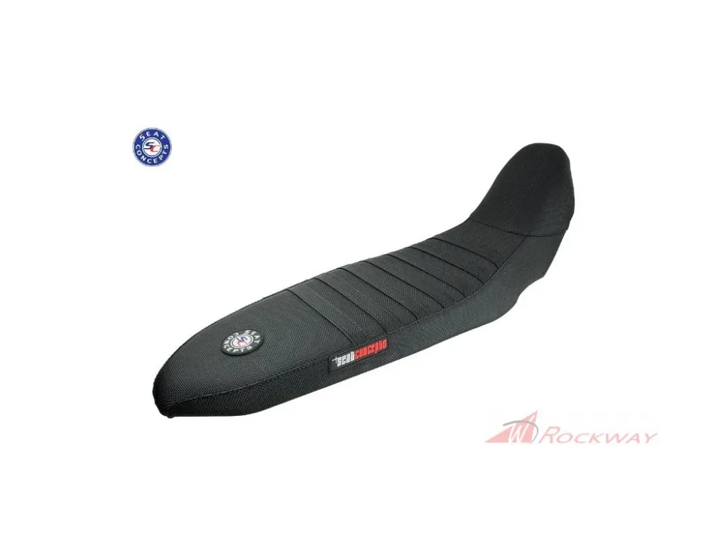 Kompletní sedlo Seat Concepts RALLY - HARD Adventure 2.0 (1-dílný) | Yamaha T700 (2019-2024)- Kompletní sedlo/Možnosti potahu: Black Wire Sides / Black Wire Top / Black Wire Ribs Značkový