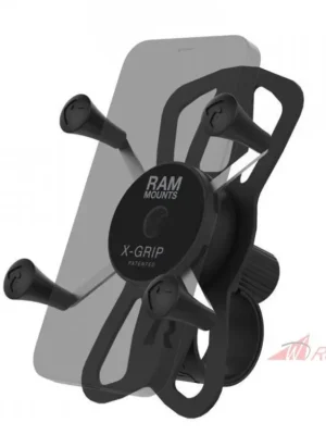 Objednat Nyní kompletní sestava držáku pro malé telefony X-Grip se "Tough-Strap" stahovacím upínaním na řidítka, RAM Mounts- 5A