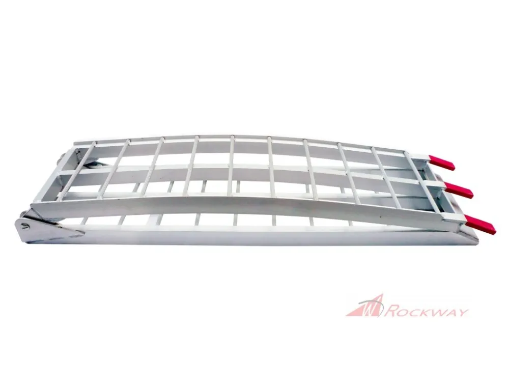 nájezdová rampa - skládací - hliníková široká, Q-TECH (max. nosnost 300 kg, 1 ks)- 5A Nejprodávanější