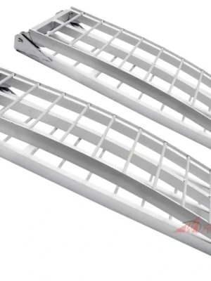 Originální nájezdová rampa - skládací - hliníková široká, Q-TECH (max. nosnost 600 kg, 1 pár)- 5A