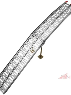 nájezdová rampa HD - skládací - hliníková (s podpěrou), Q-TECH (max. nosnost 340 kg, 1 ks)- Černá/Volba: přední Nejprodávanější