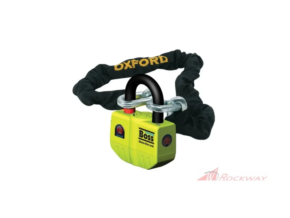 řetězový zámek na motocykl Boss Alarm, OXFORD (délka 2 m)- 5A Nejprodávanější